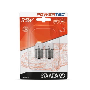 Powertec R5W 12V 5W - Standard - Helder - Set, Verzenden, Nieuw, Maserati