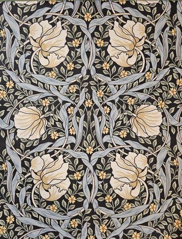 Weefstof William Morris Art Nouveau Floraal patroon Arts