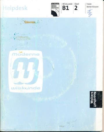 Moderne Wiskunde Helpdesk HAVO-B1 deel 2 9789001602864, Boeken, Verzenden, Nieuw