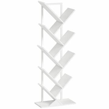 9-traps Boom-Boekenkast, Vrijstaande Industriële Boekenkast, Huis en Inrichting, Verzenden, Nieuw