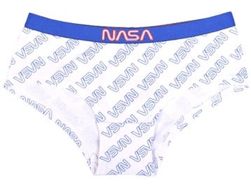 Meisjes ondergoed - Hipster - NASA - Wit/Blauw, Verzenden, Nieuw