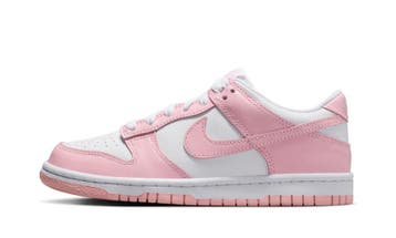 Nike Dunk Low White Medium Soft Pink (GS), Nieuw