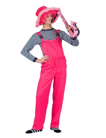 Tuinbroek fluor roze man/vrouw, Kleding | Dames, Ophalen of Verzenden, Nieuw