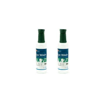 Oogspoelstation met 2 x 500 ml oogspoelflessen, Diversen, Verzenden, Nieuw