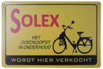 Solex wordt hier verkocht reclamebord, Verzenden, Nieuw