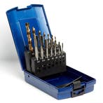 RVS Boor en Machine Tappen-set HSS-Co 14dlg M3-M12 Mblade, Verzenden, Nieuw