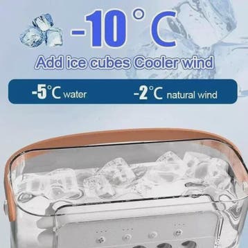 Draagbare 3-in-1 Air Cooler Ventilator met Vernevelaar en LE, Verzenden, Nieuw