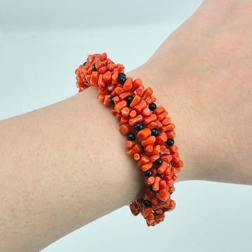 Koraal - Zilver - Armband - CORALLO MEDITERRANEO