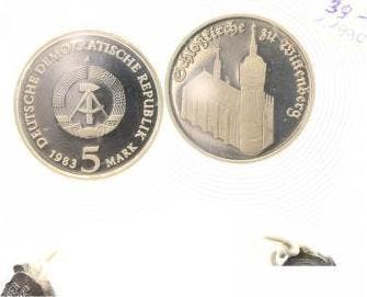 Duitsland 5 Mark Ddr Schloßkirche Wittenberg 1983 A J1588, Verzenden
