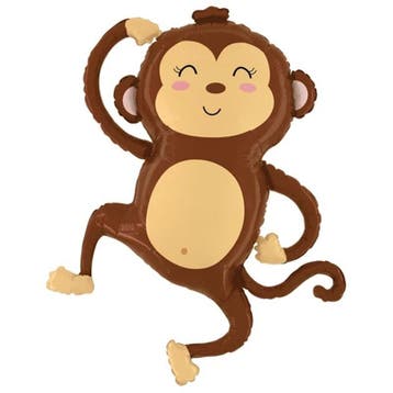 Ballonnen en slinger set Happy Birthday Jungle Fun 19-delig, Verzenden, Nieuw, Versiering, Verjaardag