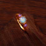 Zonder minimumprijs - Verlovingsring Zilver - 2.00ct. tw., Sieraden, Tassen en Uiterlijk, Antieke sieraden