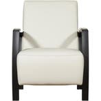Leren fauteuil Glory - Hermes Djerba (crème), Nieuw, Ophalen of Verzenden, 50 tot 75 cm, Industrieel, Modern