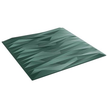 vidaXL Wandpanelen 12 st 50 x 50 cm Steen Groen XPS Schuim, Verzenden, Nieuw