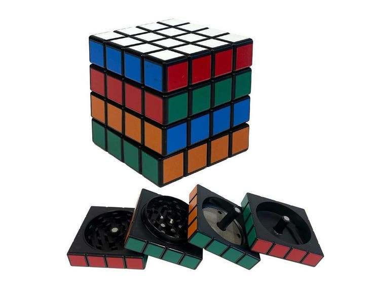 Rubiks Cube Kruidengrinder, Verzamelen, Rookartikelen, Aanstekers en Luciferdoosjes, Nieuw, Ophalen of Verzenden