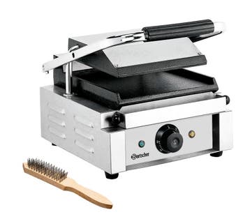 Bartscher Contactgrill 1800 1G | Glad | Grillplaat Gietijzer, Ophalen of Verzenden, Nieuw in verpakking