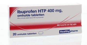 Ibuprofen HTP 400 mg - 20 omhulde tabletten, Verzenden, Nieuw