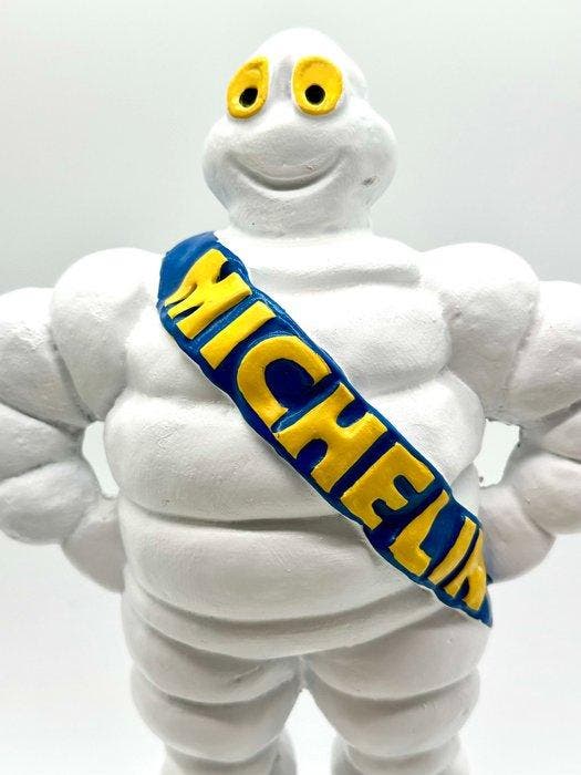 Michelin - Mascotte - Bilbendum - Hars, Antiek en Kunst, Antiek | Wandborden en Tegels