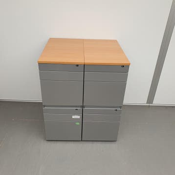 Ahrend 4-delig ladeblok met 8 lades - 105x85x76 cm, Ophalen of Verzenden, Nieuw