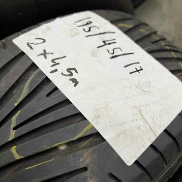 2 x Goodyear Eagle F1 195-45-17 Zomerbanden 4,5mm, Gebruikt, 17 inch, Ophalen of Verzenden, Band(en)