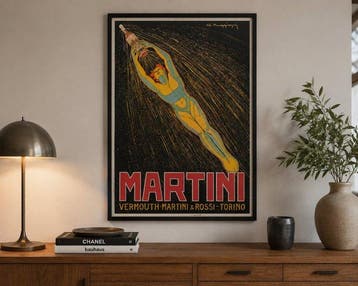 Giorgio Muggiani - Manifesto pubblicitario MARTINI - Jaren