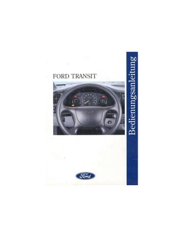 1994 FORD TRANSIT INSTRUCTIEBOEKJE DUITS