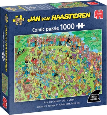 Jan van Haasteren - Grijp je Kaas! Puzzel (1000 stukjes) |, Verzenden, Nieuw