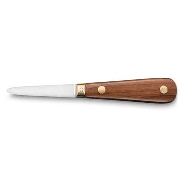 Déglon Traditioneel oestermes – Koperen details – Bubin, Ophalen of Verzenden, Nieuw, Hout, Los bestek