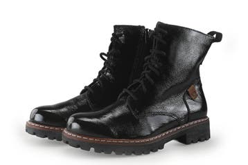 Josef Seibel Veterboots in maat 37 Zwart, Kleding | Dames, Schoenen, Verzenden, Zwart, Overige typen, Zo goed als nieuw