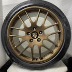 Porsche Panamera (970) 20 RS Spyder Goud  met winterbanden, Auto-onderdelen, Banden en Velgen, Ophalen, Gebruikt, 285 mm, Banden en Velgen