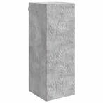 vidaXL Wandkast Betongrijs 33 x 34,5 x 90 cm Bewerkt hout, Huis en Inrichting, Kasten | Overige, Verzenden, Nieuw