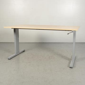 Bureau Solidesk - Eiken blad - 160 x 80 cm - Handslinger, Ophalen of Verzenden, Nieuw