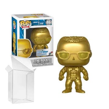 Funko Pop WWE: The Rock 46  Gold Chrome Smackdown Live 20th, Verzenden, Nieuw