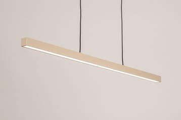 Rietveld Hanglampen - Beige - Metaal, Verzenden, Nieuw