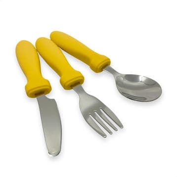 Smikkels siliconen kinderbestek set van €26,95 voor €13,48, Kinderen en Baby's, Speelgoed | Overig, Ophalen of Verzenden, Nieuw