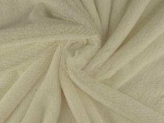 Kortharig bont stof – Wit, 120 cm of meer, Wit, Ophalen of Verzenden, Polyester