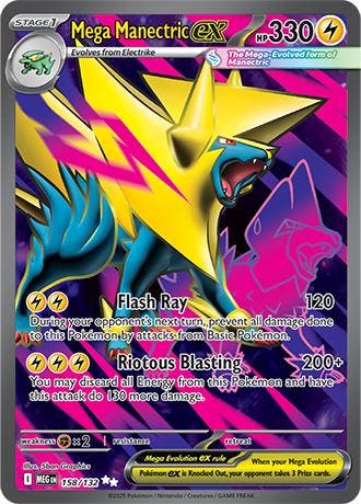 Mega Manectric Ex (MEG 158), Ophalen of Verzenden, Nieuw