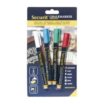 wisbare krijtstiften  | 2mm assorti | (4 stuks), Verzenden, Nieuw in verpakking