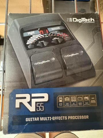 Digitech RP 55 Guitar Multi Effects processor, Ophalen of Verzenden, Zo goed als nieuw