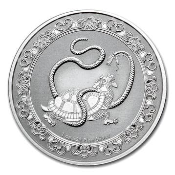 Niue - Celestial Animals The Black Turtle - 1 oz 2021, Verzenden, Munten