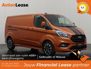 Ford Transit Custom Bestelbus L2 H1 2021 Diesel Automaat, Auto's, Automaat, Zwart, Overige kleuren, Diesel