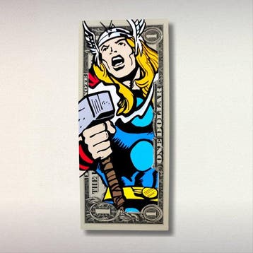 TOONS - THUNDER GOD — THOR — MARVEL — NO RESERVE