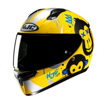 HJC C10 Geti Zwart Geel Integraalhelm, Nieuw met kaartje, HJC, Integraalhelm, Heren