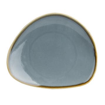 Olympia Kiln driehoekige borden blauw 23cm (6 stuks), Verzenden, Nieuw