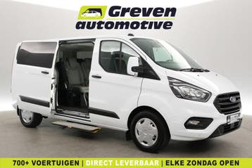 Ford Transit Custom 2.0 TDCI L2H1, Stof, Gebruikt, Euro 6, Wit