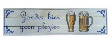 Zonder bier geen plezier pubbord, Verzamelen, Verzenden, Nieuw