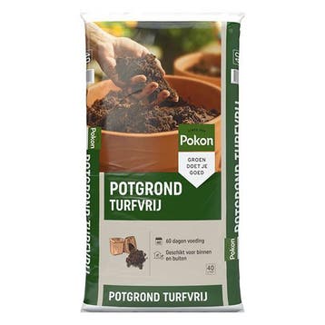 Potgrond | Pokon | 40 liter (Universeel, Turfvrij), Verzenden