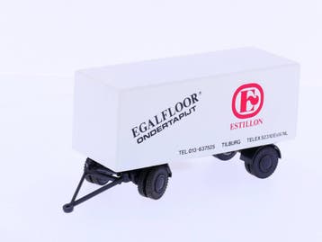 Schaal 1:50 DAF 2000 Lion Car Nr. 75+74 bakwagen Estillon..., Ophalen of Verzenden, Gebruikt