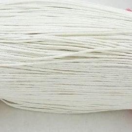 10 meter Waxkoord katoen 1,5 mm – off white, Ophalen of Verzenden, Nieuw, Draad
