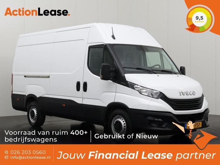 Iveco Daily Bestelbus L2 H2 2024 Diesel Handgeschakeld, Auto's, Bestelauto's, Te koop, Zwart, Handgeschakeld, Financial lease