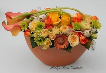 Bootschaal hoog Soft Oranje 24x10x14 cm, Huis en Inrichting, Ophalen of Verzenden, Nieuw